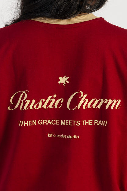 RUSTIC CHARM - MEHROON