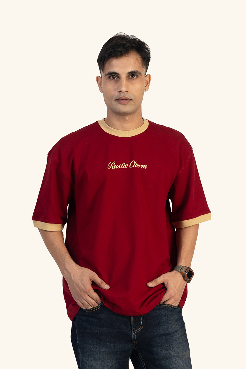 RUSTIC CHARM - MEHROON