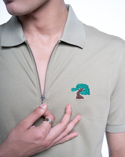 The Terra Zip Polo