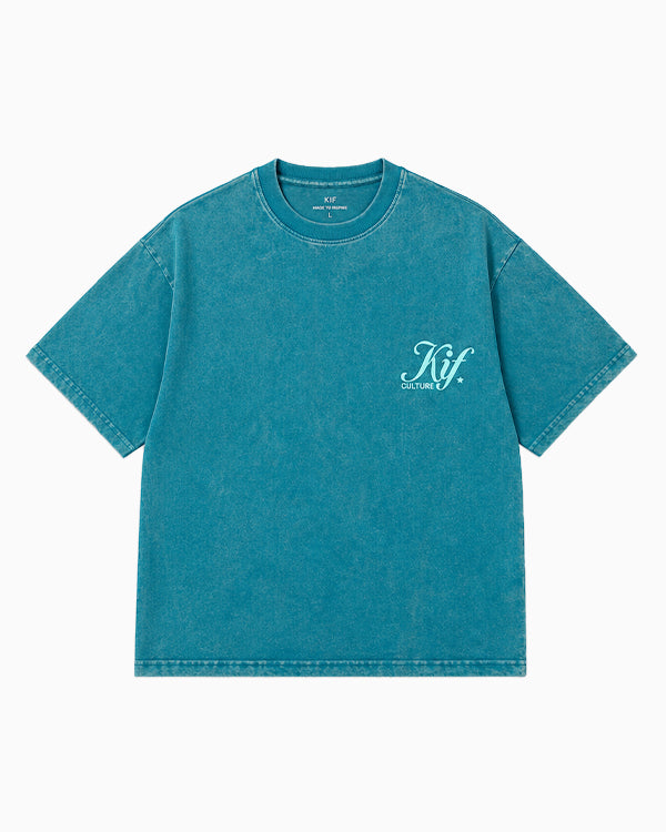 KIF CULTURE - TURQUOISE BOXY FIT
