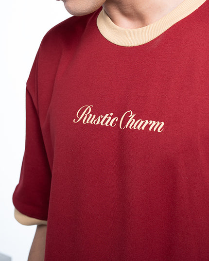 RUSTIC CHARM - MEHROON